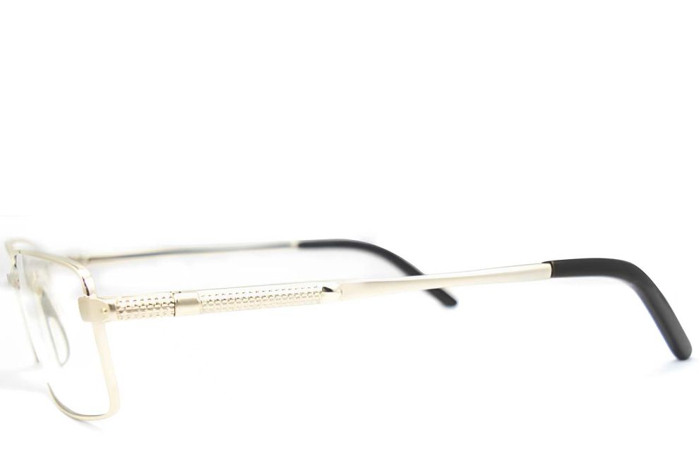 Rectangular Golden Metal Glasses #BS2012-0432
