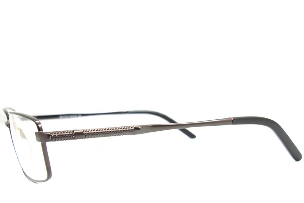 Rectangular Grey Metal Glasses #BS2012-0433