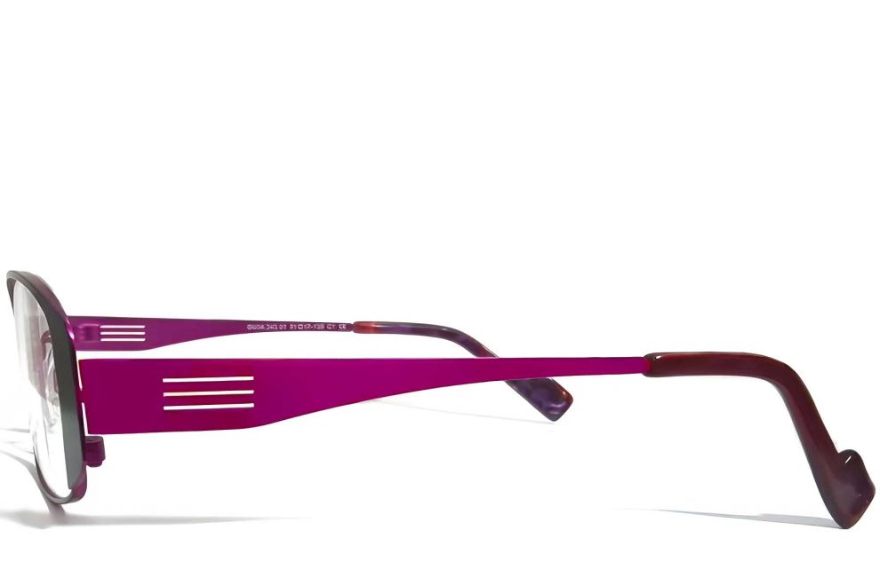 Gafas ovaladas de metal morado #BS2012-0436
