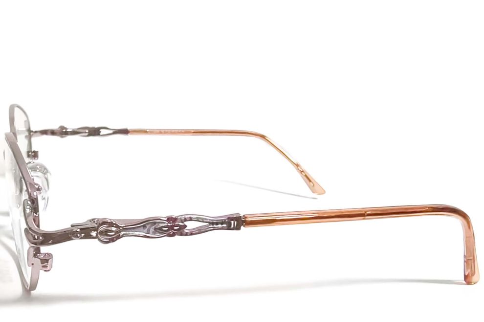 Ovale silberne Metallbrille #BS2012-0459