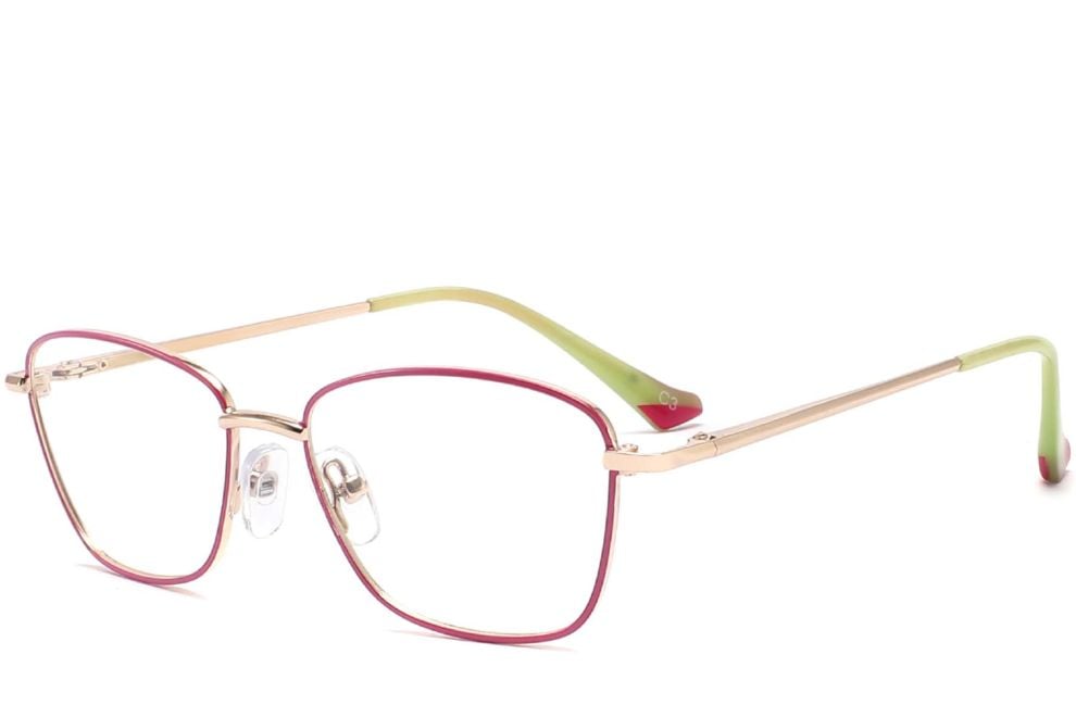 Butterfly Green Metal Glasses #BS2425-0003