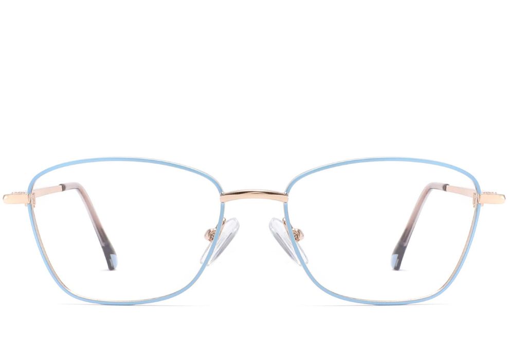Butterfly Blue Metal Glasses #BS2425-0006