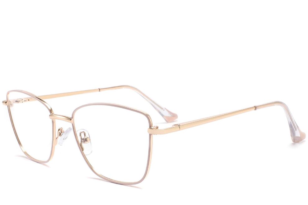 Lunettes papillon en métal doré #BS2425-0017