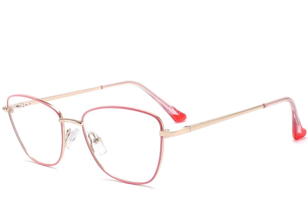 Butterfly Pink Metal Glasses #BS2425-0019