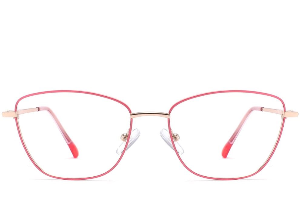 Butterfly Pink Metal Glasses #BS2425-0019