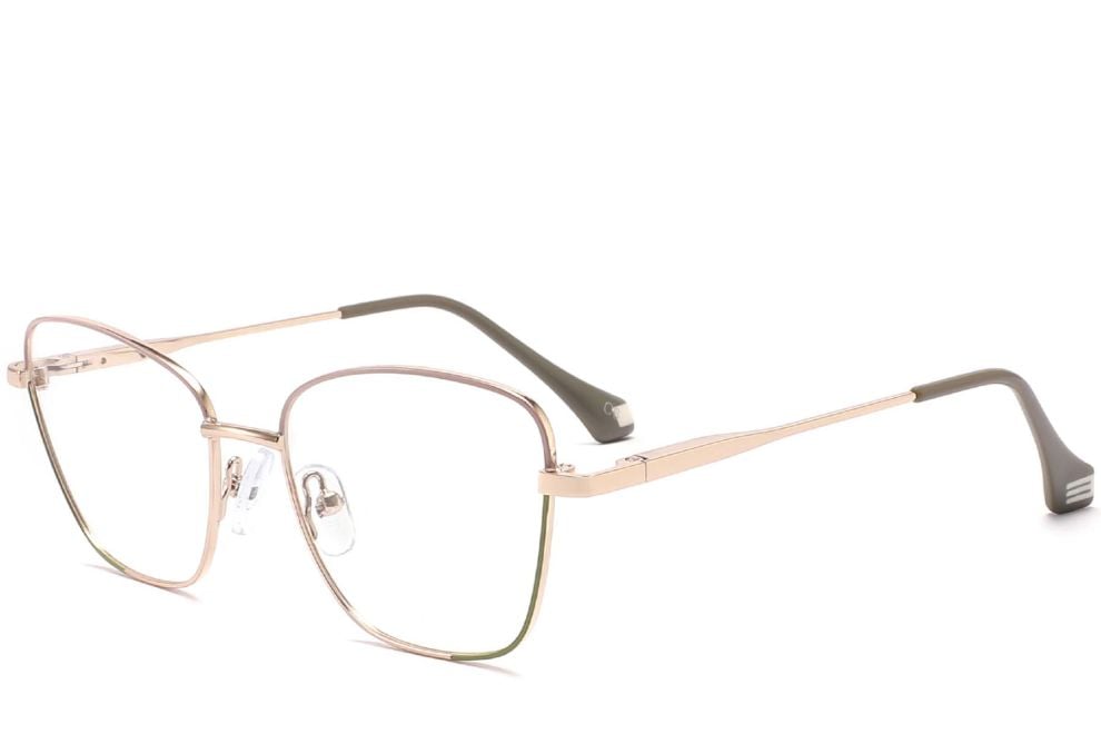 Butterfly Green Metal Glasses #BS2425-0030