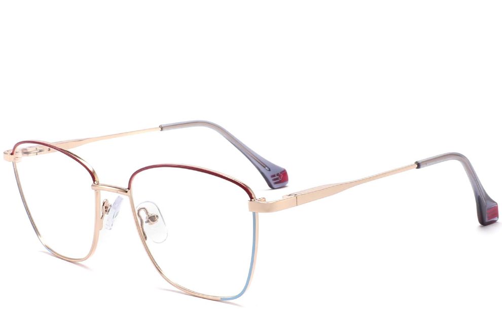 Schmetterling Lila Metallbrille #BS2425-0031