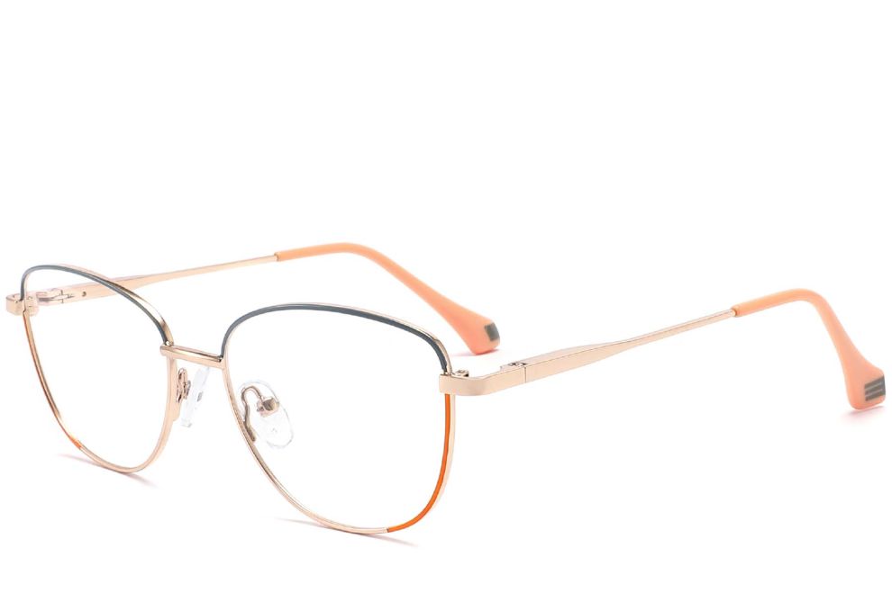 Butterfly Orange Metal Glasses #BS2425-0035