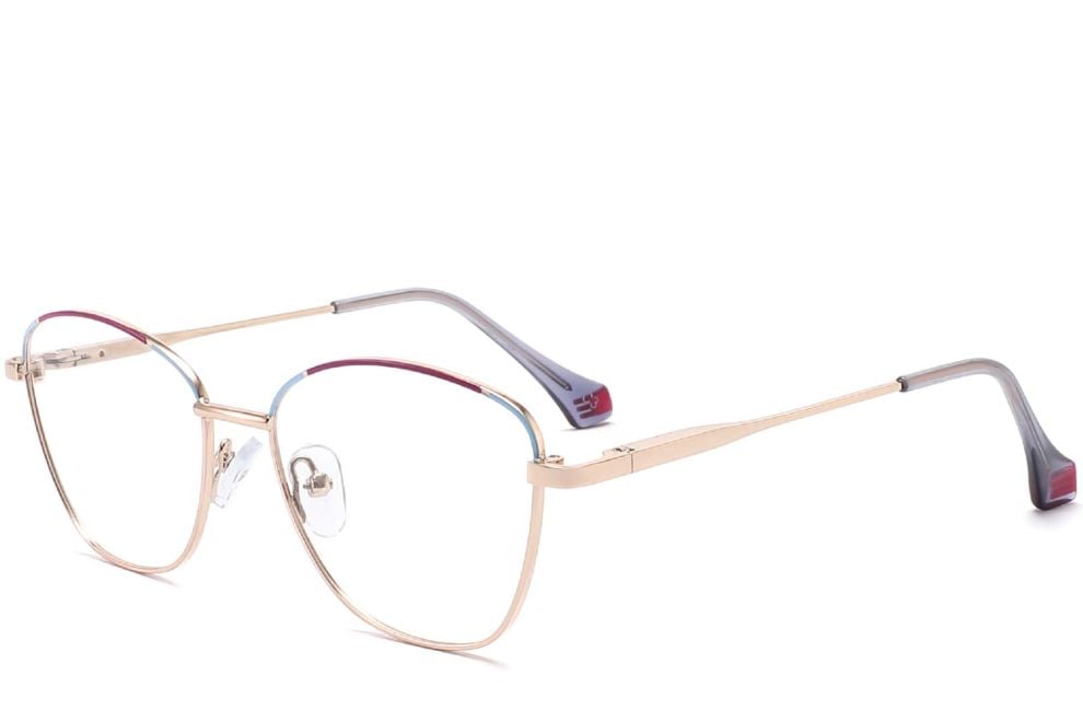 Butterfly Purple Metal Glasses #BS2425-0040