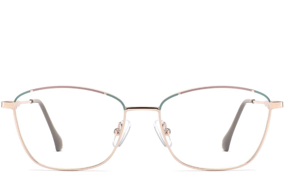 Butterfly Green Metal Glasses #BS2425-0048