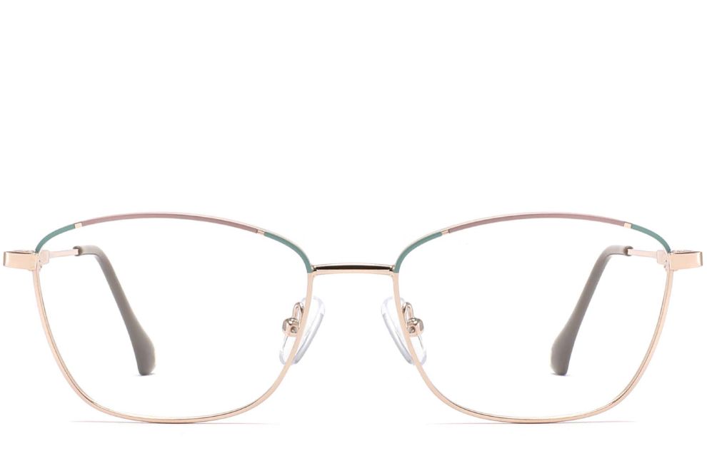 Gafas de metal verde mariposa #BS2425-0048