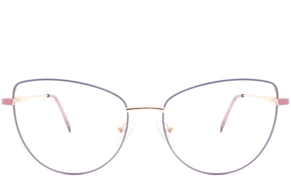 Butterfly Purple Metal Glasses #BS2425-0049