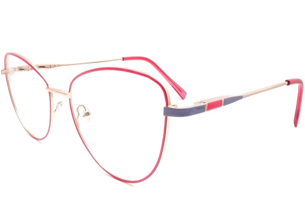 Butterfly Red Metal Glasses #BS2425-0059
