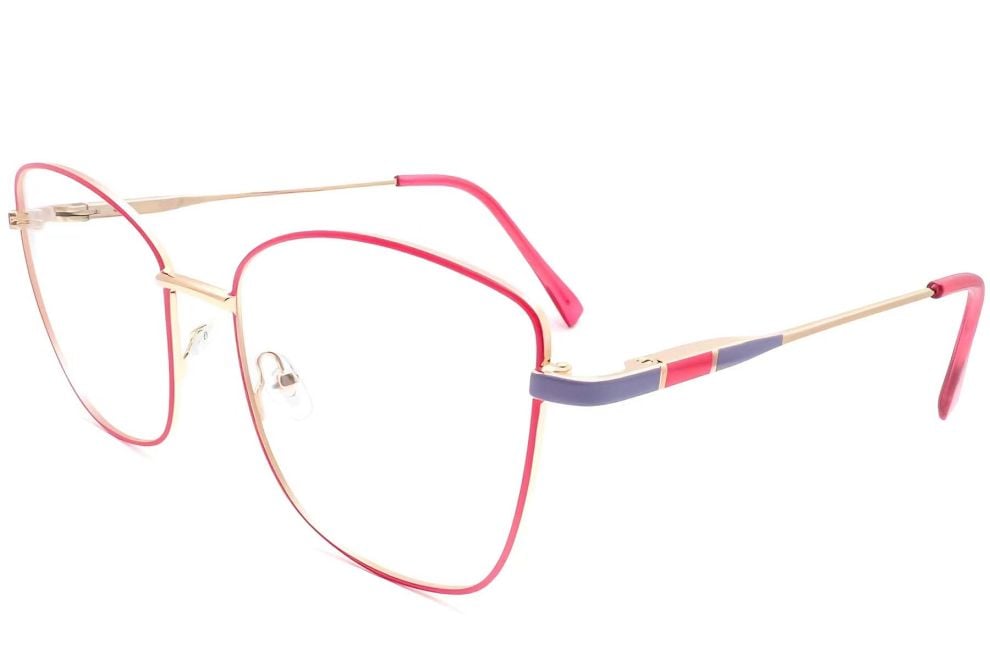 Butterfly Red Metal Glasses #BS2425-0063