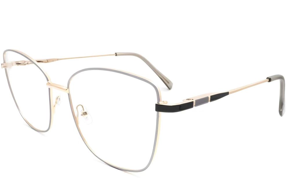 Lunettes papillon en métal noir #BS2425-0064