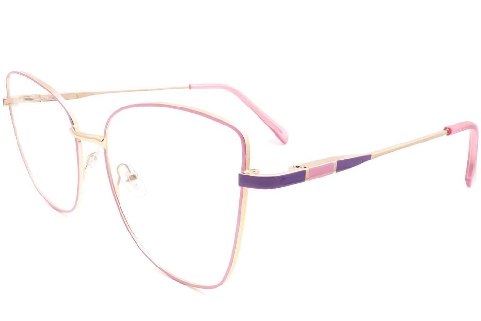 Butterfly Pink Metal Glasses #BS2425-0066