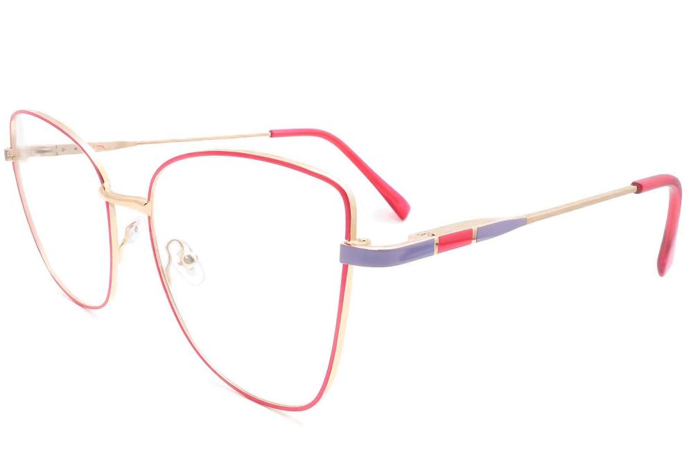 Butterfly Red Metal Glasses #BS2425-0069