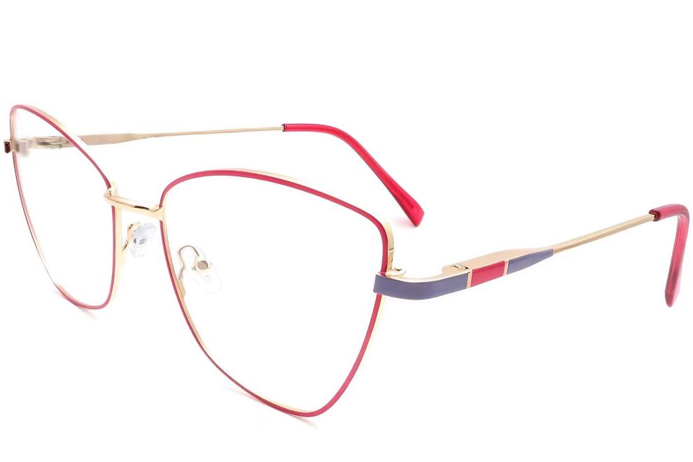Butterfly Red Metal Glasses #BS2425-0075