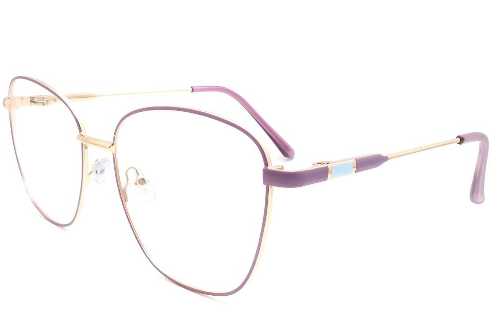 Schmetterling Lila Metallbrille #BS2425-0078
