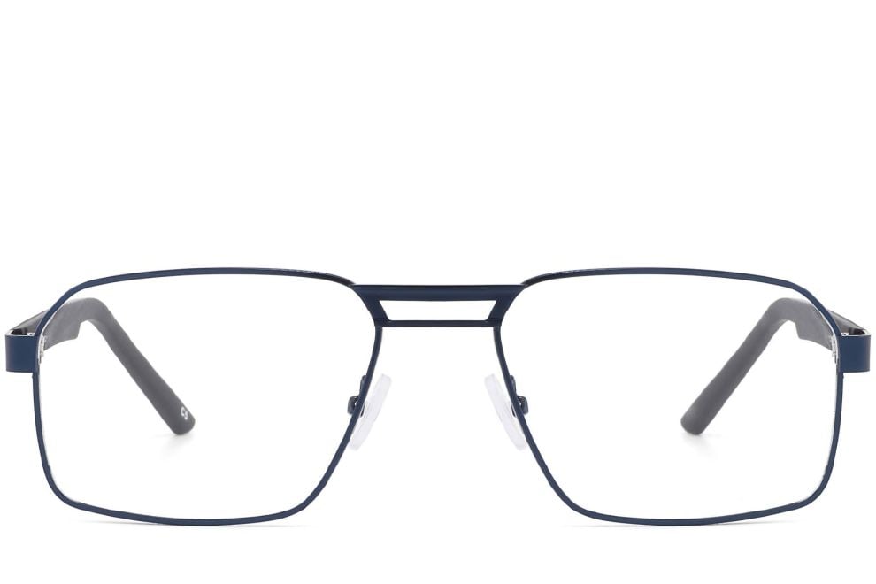Aviator Blue Metal Glasses #BS2425-0121