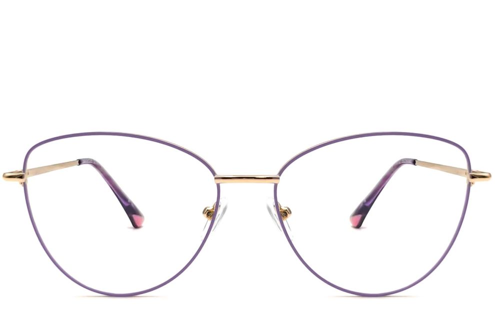 Butterfly Purple Metal Glasses #BS2425-0205
