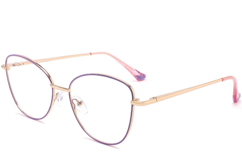 Butterfly Purple Metal Glasses #BS2425-0209