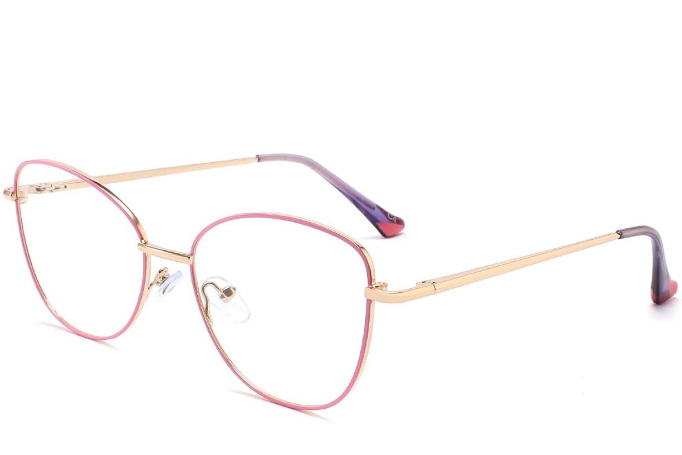 Butterfly Pink Metal Glasses #BS2425-0210