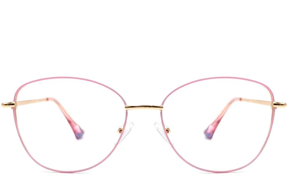 Butterfly Pink Metal Glasses #BS2425-0210