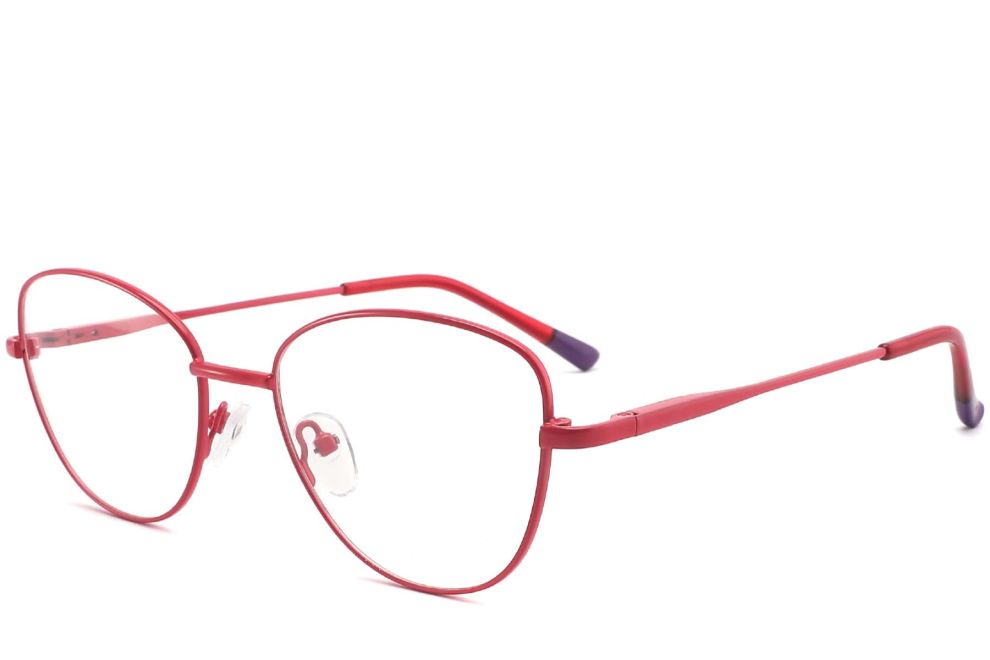 Butterfly Red Metal Glasses #BS2425-0280