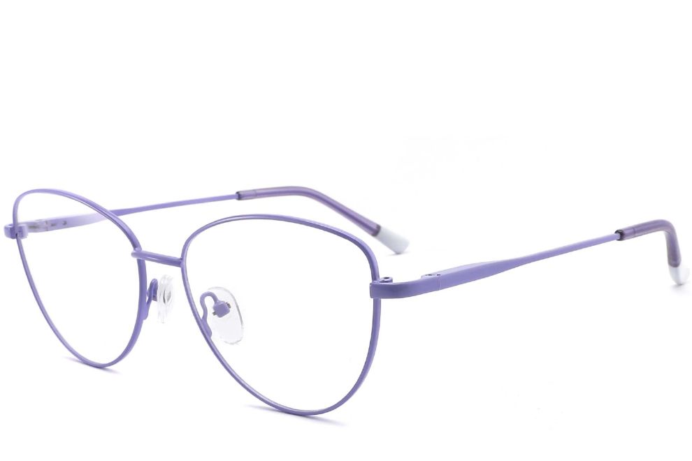 Schmetterling Lila Metallbrille #BS2425-0284