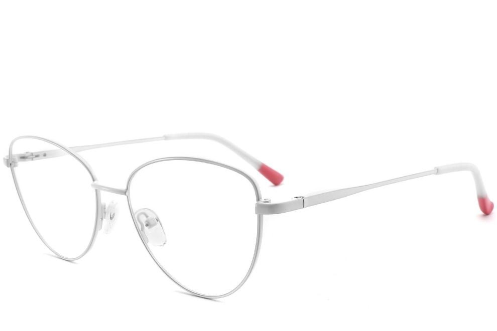 Butterfly White Metal Glasses #BS2425-0285