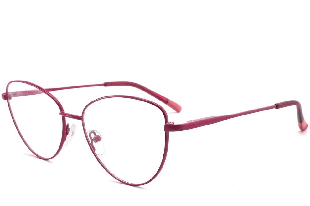 Gafas de metal de cobre con forma de mariposa #BS2425-0287