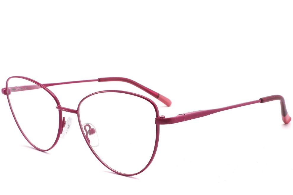 Lunettes papillon en métal cuivré #BS2425-0287