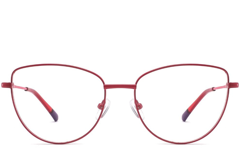 Butterfly Red Metal Glasses #BS2425-0292