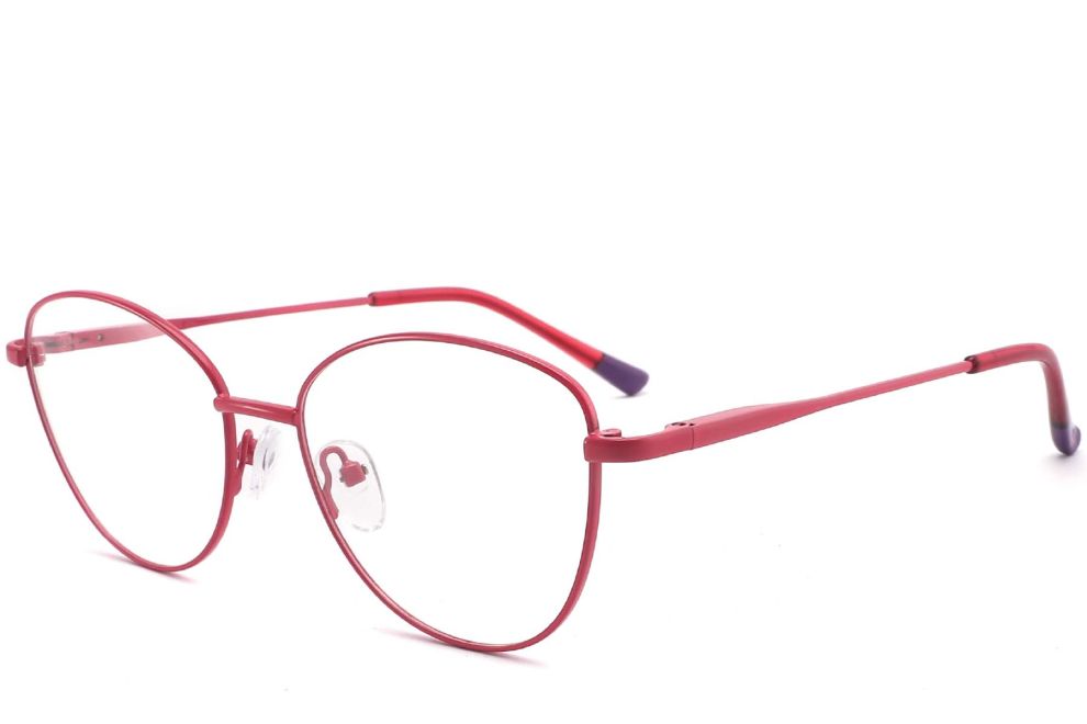 Butterfly Red Metal Glasses #BS2425-0297