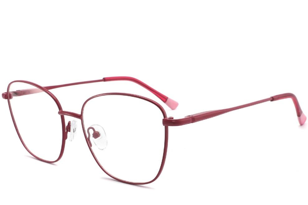 Butterfly Red Metal Glasses #BS2425-0318