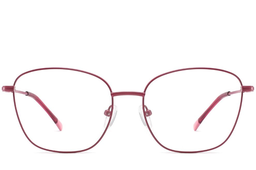 Butterfly Red Metal Glasses #BS2425-0318