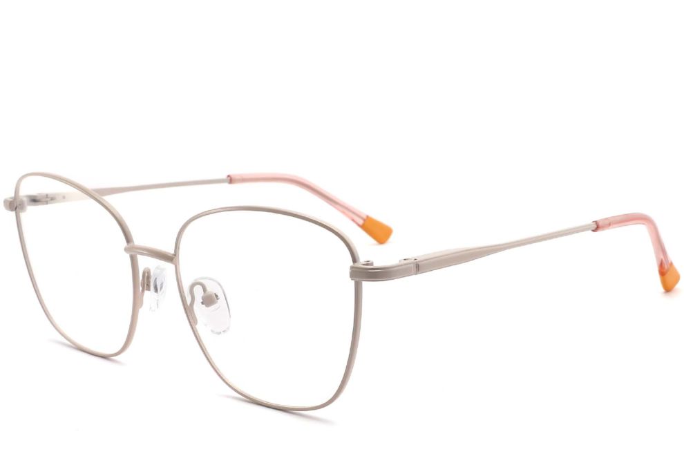 Vlinderbruine metalen bril #BS2425-0319