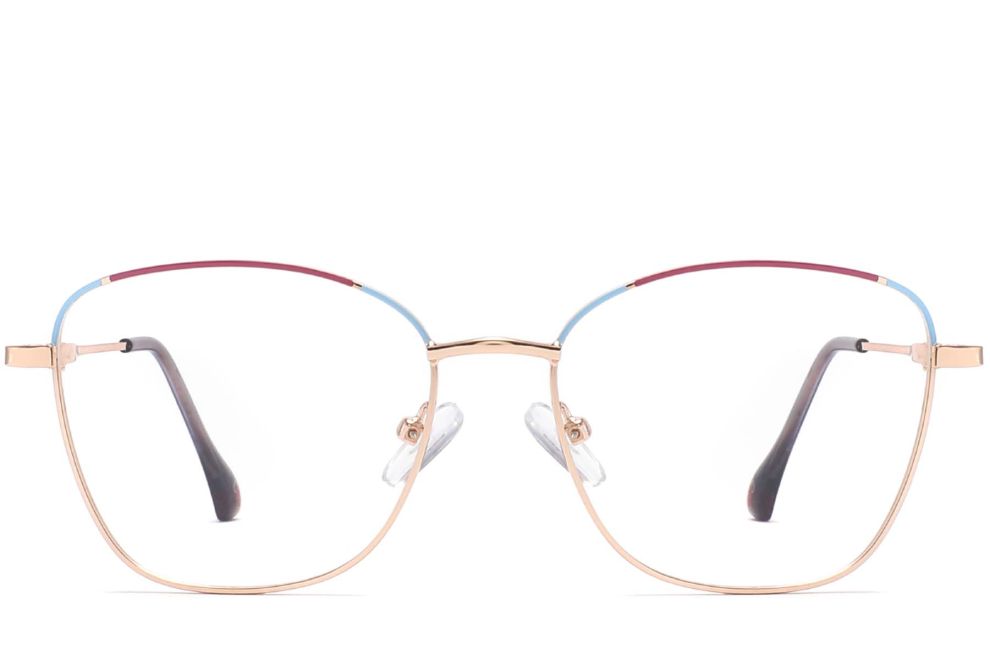 Schmetterling Lila Metallbrille #BS2425-0353