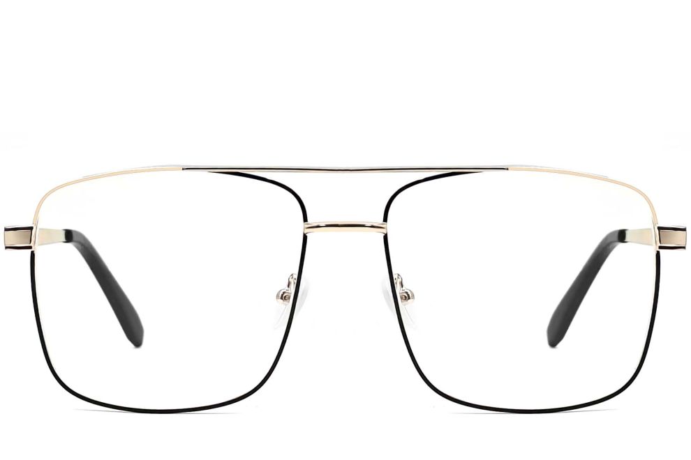 Aviator Gouden Metalen Bril #BS2425-0357