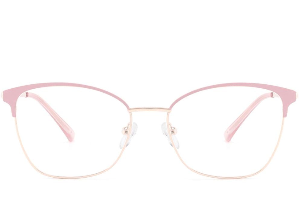 Butterfly Pink Metal Glasses #BS2425-0444