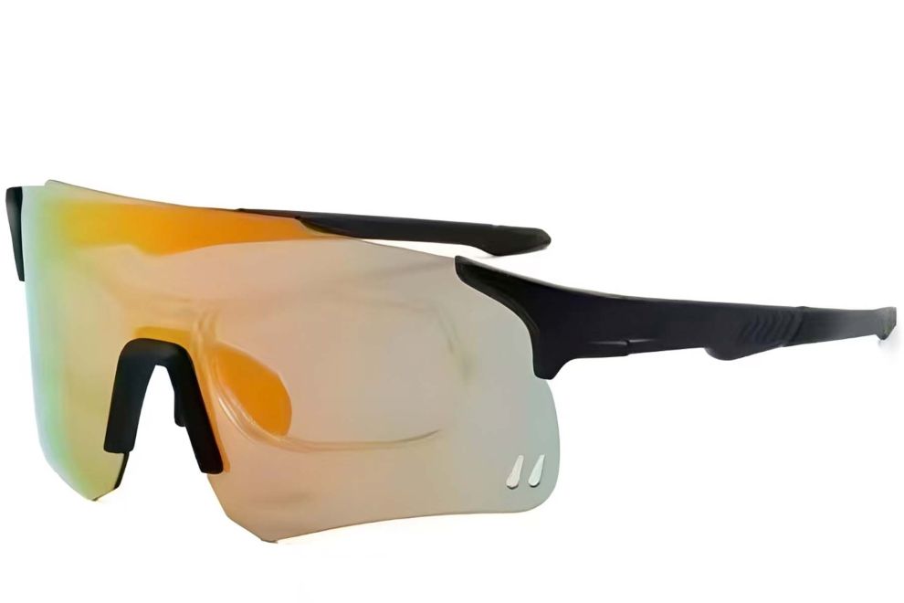 Aviator Black Plastic Sunglasses #BS2426-0008