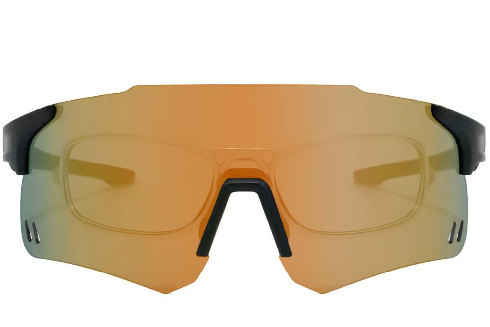 Aviator Black Plastic Sunglasses #BS2426-0008