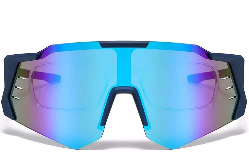 Aviator Blue Plastic Sunglasses #BS2426-0016