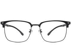 Gafas de metal negro semi al aire #BS1924-0038