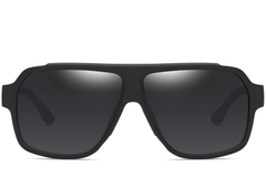 Aviator Black TR90 Polarized Sunglasses #BS0205-0017