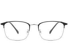 Rectangular Silver Metal Glasses #BS0406-0174