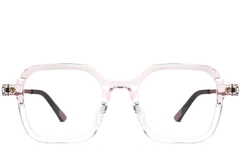 Rectangular Pink TR90 Glasses #BS0406-0179