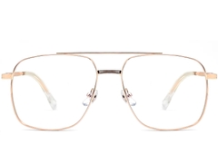 Pilotenbrille in Rosa aus Metall #BS0406-0185