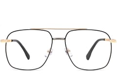 Pilotenbrille aus goldenem Metall #BS0406-0186